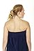 Arus Womens Bathrobe GOTS Certified Organic 100% Turkish Terry Cotton Robe Adjustable Closure Bath Wrap Navy Blue, Medium