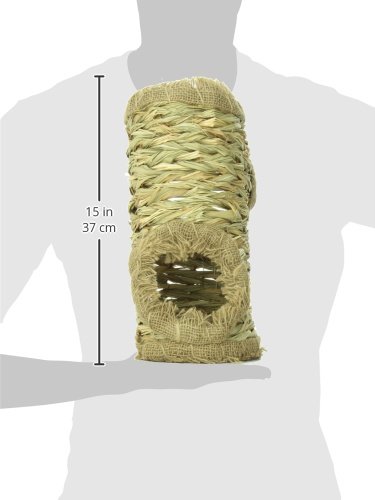 Prevue Hendryx 1098 Nature's Hideaway Grass Tunnel Toy, 13.5" x 6 "