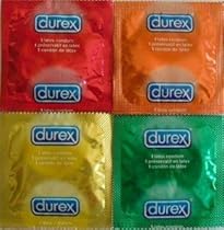 60 Durex Assorted Tropical Flavors and Colors, Variety Pack!