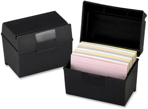 16 Pack Esselte Corporation Oxford Plastic Index Card Boxes 4X6