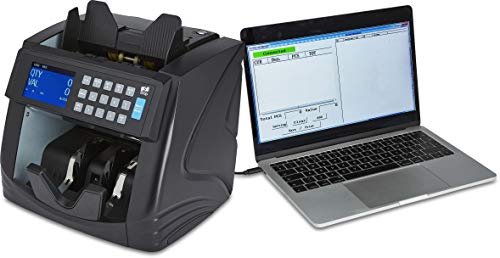 ZZap NC60 Mixed Denomination Bill Counter & Counterfeit Detector - Money Cash Currency Value Machine