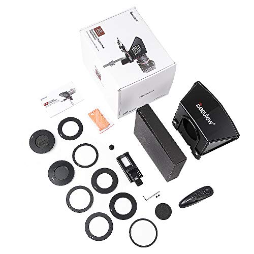 Desview T2 Portable Teleprompter for Smartphone Tablet DSLR Cameras