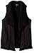 Amy Byer Girls' Big Long Shearling Vest