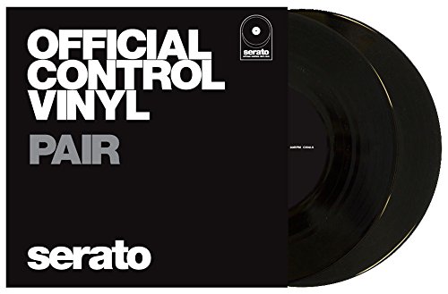 Serato official control vinyl 7"  black  (pair)