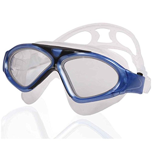Egal Anti-fog Sport Outdoor Unisex Eyewear Big Arena Beach Swim Glasses Men Boy Comfortable Waterproof Swimming Goggles blue