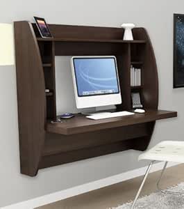 Amazon.com: Viva Basics Espresso Floating Desk with ...