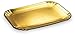 PLASTICPRO Rectangular Gold Board Serving Trays - Serving Platters Rectangle 9X13 Disposable Party Dish Gold, Pack of 4