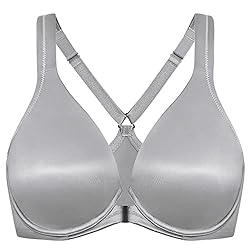 DELIMIRA Women's Front Closure Racerback Bras Plus