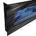 Aussie Aquariums 2.0 Wall Mounted Aquarium – Panoramic – Brushed Blackthumb 1