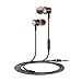 Wood In-ear Headphones Noise Cancelling Earbuds Wired Headphones with Mic for MP3/iPhone/Laptop/iPod/TV