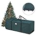 Elf Stor 83-DT5169 Rolling Christmas Storage Duffel Bag with Wheels – Holds up to a 12 Foot Artificial Tree in Green