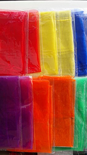 image for Dconfident Juggling Dance Scarves Magic Tricks Performance Pack of 12 