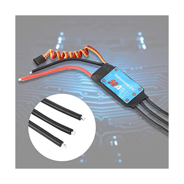 GXX Ausgangsfernbedienungsfahrzeug Zweiwege-Bürstenloser ESC RC Elektronischer Geschwindigkeitsregler Für RC-Auto Schiff… – Bild 3