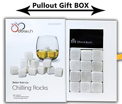 DB-Tech Whisky Chilling Rocks Gift Set - Set of 12 (Certified Refurbished) - Thumbnail 6