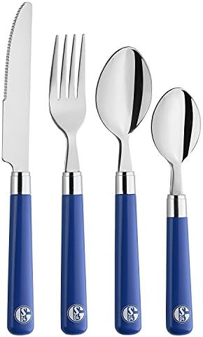 'Cutlery Set + Free Badge "Gelsenkirchen Forever, 4 Parts, Fork, Spoon, Knife