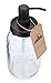 Quart Size Mason Jar Soap and Lotion Dispenser - Black - by Jarmazing Products - Made from Rust-Proof Stainless Steel