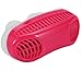 Gycoo - Anti Snoring Solution Air Purifier Filter Snore Stopper Chin Strap Nose Vent Solution for Comfortable Sleep (Red)