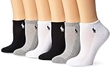 Ralph Lauren Blue Label Women's Label RL Sport Ped Sock (6 Pack)