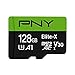 PNY Elite-X Micro SD 128GB, U3, V30, A1, Class 10, up to 100MB/s – P-SDU128U3100EX-GE