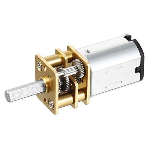 uxcellDC 6V 300RPM Micro Gear Box Speed Reduction Motor 0.18A Electric Gear Motor with 2 Terminals
