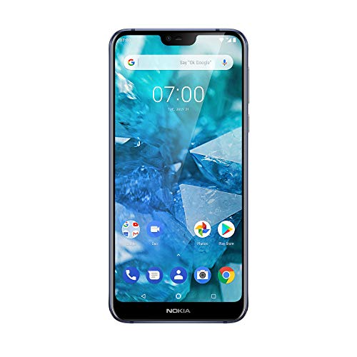 Nokia 7.1 Smartphone Débloqué (Ecran : 5,8 Pouces - 32Go Rom - 3Go Ram - Dual Sim ) Bleu [Version Française]