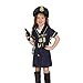 HOLOMY Police Pretend Set for School Classroom, Dress Up Police Badge Include Chain and Belt Clip, Police Handcuffs and Badge for Kids, Detective Role Play Accessories