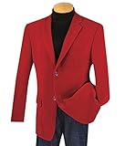 VINCI Men's Velvet 2 Button Classic-Fit Sport Jacket Blazer New