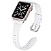 Karei Leather Bands Compatible with Apple Watch Band 38mm 40mm, Retro Top Grain Genuine Leather Replacement Strap with Stainless Steel Clasp for iWatch Series 4 3 2 1, Sport, Edition