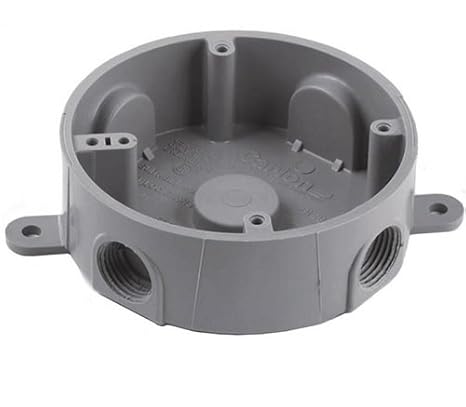 Carlon Pvc Round Outdoor Junction Box E365dr