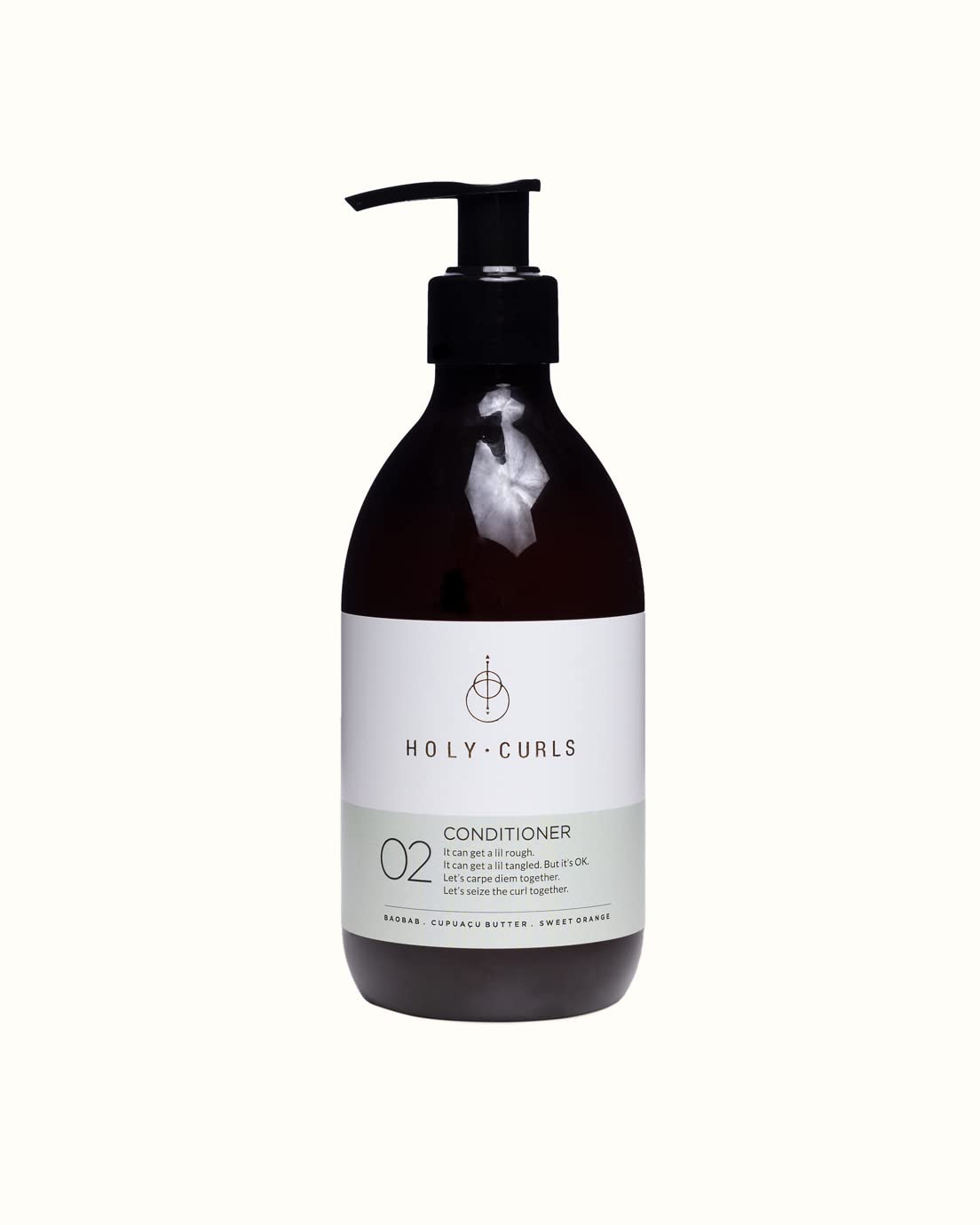 Holy Curls - Curl Conditioner for Curly, Coily and Wavy Hair, Vegan, Sulphate Free, 300ml, Natural Ingredients