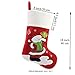 BSTAOFY 3 pcs Christmas Stockings Santa Claus Reindeer Snowman in Plaid Suit with Gift Box Socks for Assorted Xmas Tree Hanging Decor Party Ornaments Family