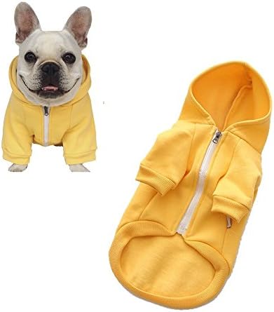 Cotton Zipper Dog Clothes Hoodies