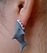 Scheppend Polymer Clay Cute Cartoon Shark Stud Earrings Made by Hand