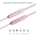 in-Ear Earbuds Headphones, Bambud Magnetic Wired Earphones Stereo Bass Noise Cancelling Ear Buds Headsets with Microphone and Volume Control for All 3.5mm Jack Phones (Rose Gold)thumb 3