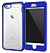 iPhone 6s Plus Case, roocase [Glacier TOUGH] iPhone 6 Plus (5.5-inch) Hybrid Scratch Resistant Clear PC / TPU Armor Full Body Protection Case Cover with Built-in Screen Protector for Apple iPhone 6 Plus, Palatinate Blue