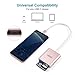 USB C Card Reader, UNITEK Aluminum 3-Slot USB 3.0 Type-C Flash Memory Card Reader for USB C Device, Supports SanDisk Compact Flash Memory Card and Lexar Professional CompactFlash Card - Rose Gold