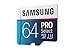 Samsung 100MB/s (U3) MicroSD PRO Select Memory Card with Adapter 64 GB (MB-MF64GA/AM)