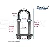 SeaLux-Marine-Boat-Bow-Eye-Stern-Eye-U-Blot-Tie-Down-12-Stock-5-12-Length-with-Nyloc-Nuts-and-washers SeaLux-Marine-Boat-Bow-Eye-Stern-Eye-U-Blot-Tie-Down-12-Stock-5-12-Length-with-Nyloc-Nuts-and-washers