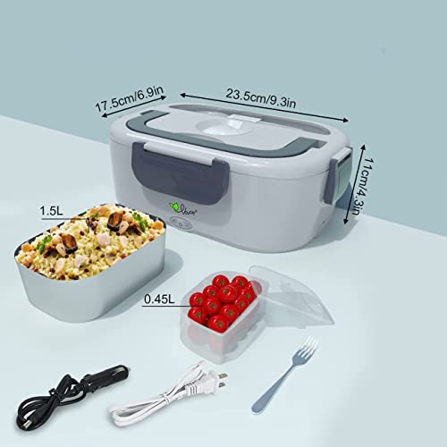 Vovoir Electric Heating Lunch Box 110V/12V/24V 3 in 1 Portable Food