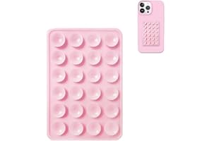 Silicone Suction Phone Stand,Hands-Free Strong Grip for Selfies & Videos, Durable & Easy to Use, Compatible with iPhone & And