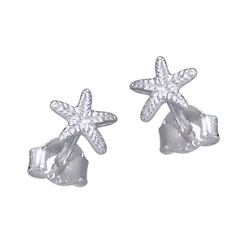 VINANI Ohrstecker Seestern Silber 925 Ohrringe ORO