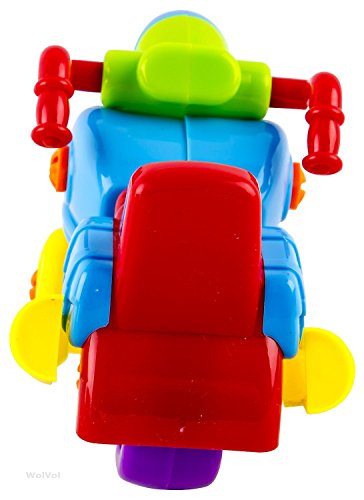 WolVol Take-A-Part Motorcycle Toy - Put Together Motorbike Construction Toys w/ Building Tools - Fun Motor Skill & STEM Learning Play Set for Kids - Thumbnail 4