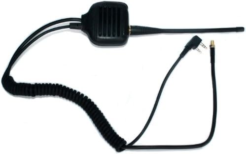 SUNDELY Handheld Portable Speaker/Mic for Kenwood Baofeng WOUXUN HYT PUXING QUANSHENG Radio + Antenna SMA-F