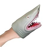 Hand Puppet Toy - Flexible Great White Shark Hand Puppet