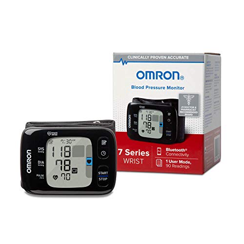 OMRON 7 Series Wireless Wrist Blood Pressure Monitor, Black Pricepulse
