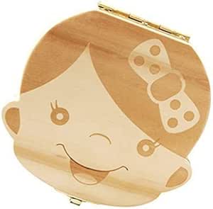 Westeng Caja Almacenamiento Madera Almacenaje para Dientes De ...