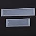 2 Pcs/Set Rectangle Silicone Bookmark Mold, DIY Bookmark Mould Making Epoxy Resin Jewelry DIY Craft Silicone Transparent Mold