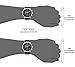 SONGDU Date Black Multifunction Chronograph Mens Watches Stopwatch Rose Gold With Leather Strap (black dial)