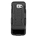 Galaxy S6 Case, ENGIVE Dual Layer Hybrid Armor Full Body Protective Case with Kickstand and Removable Holster Swivel Belt Clip for Samsung Galaxy S6 (Black)