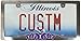 Custom Accessories 98082 'Butterfly Emblem' Decorative License Plate Frame